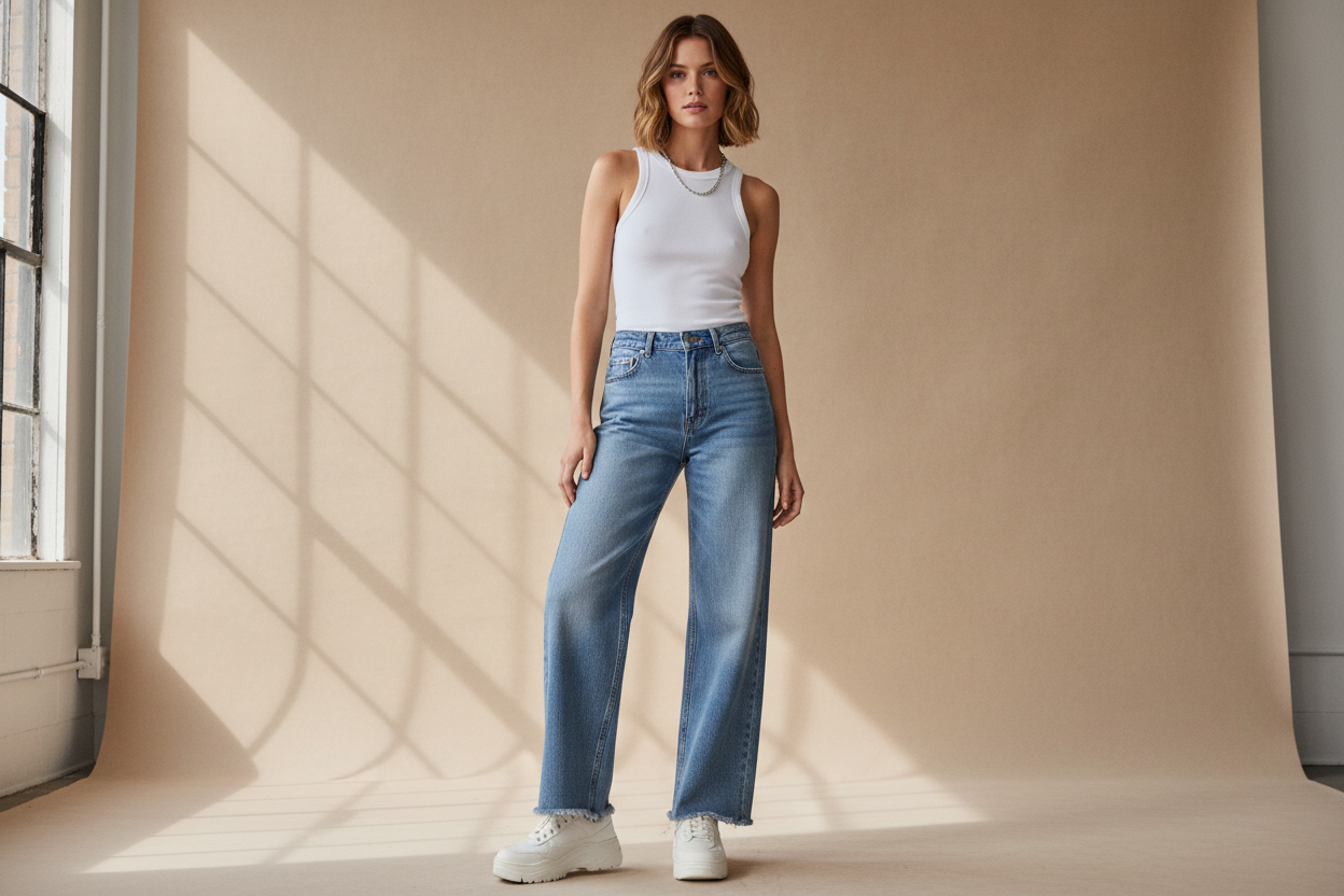How to Style Wide-Leg Jeans: 5 Outfits for Every Occasion