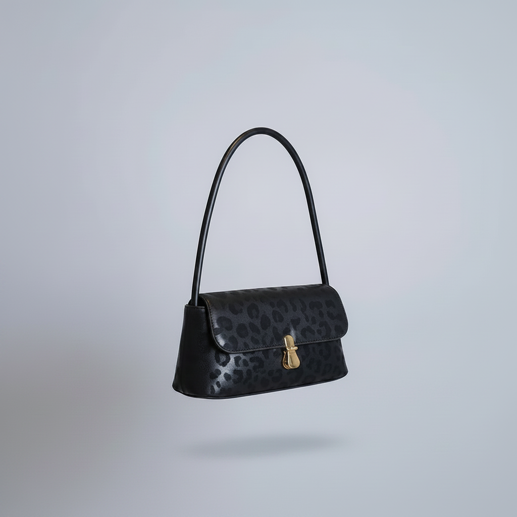 Leopard Print Shoulder Bag