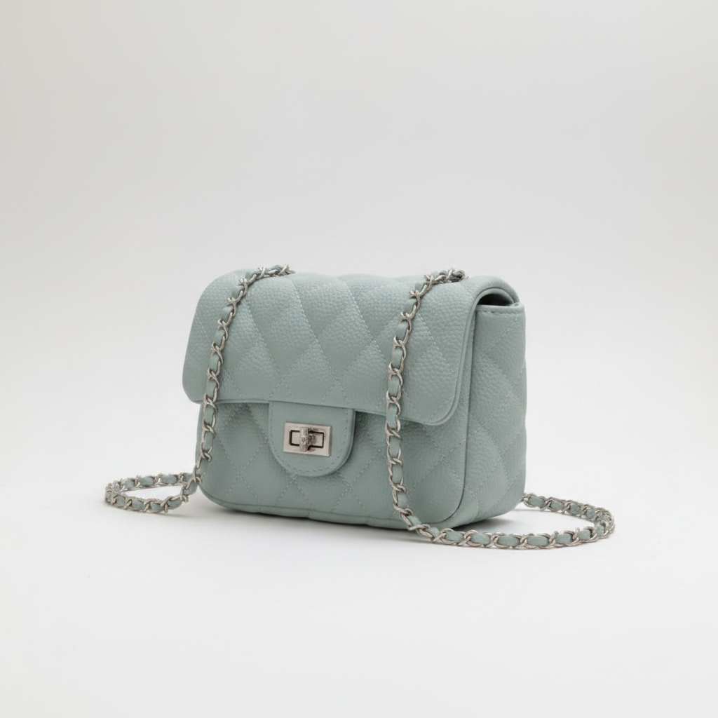 Quilted Chain Crossbody Bag
