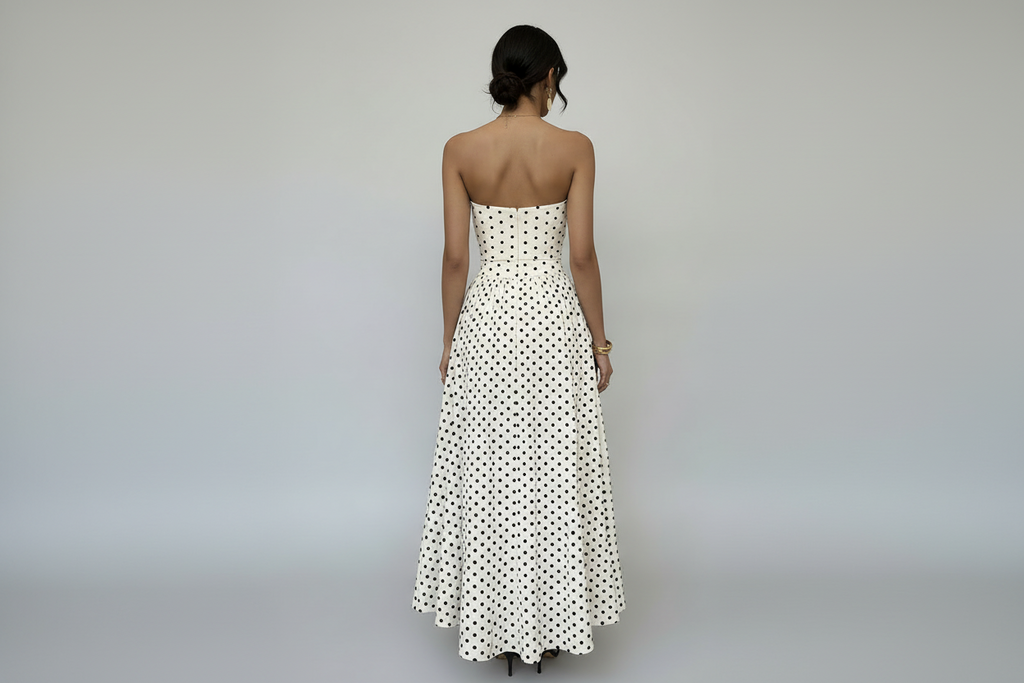 Polka Dot Tube Dress