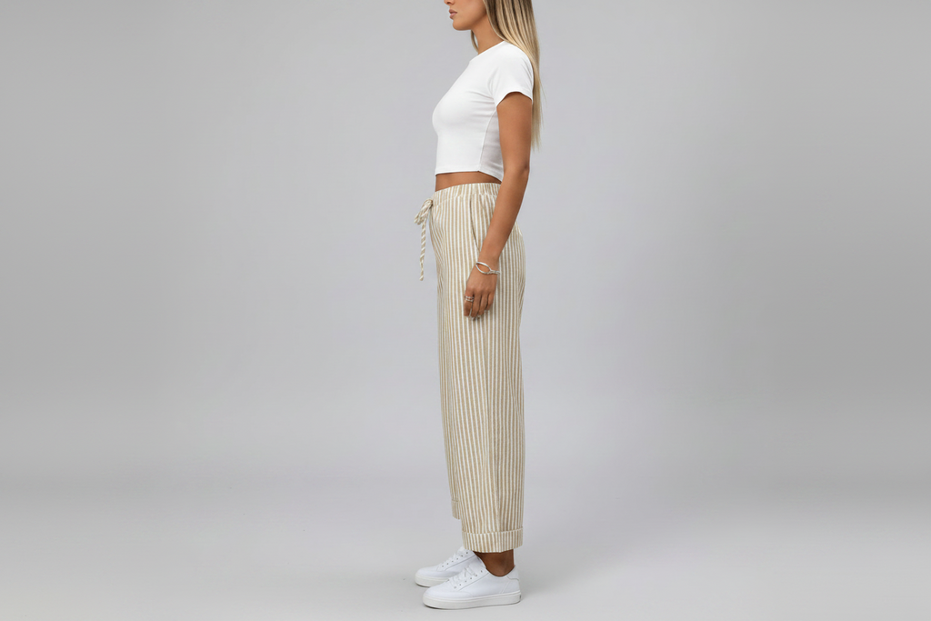Striped Wide Leg Pants